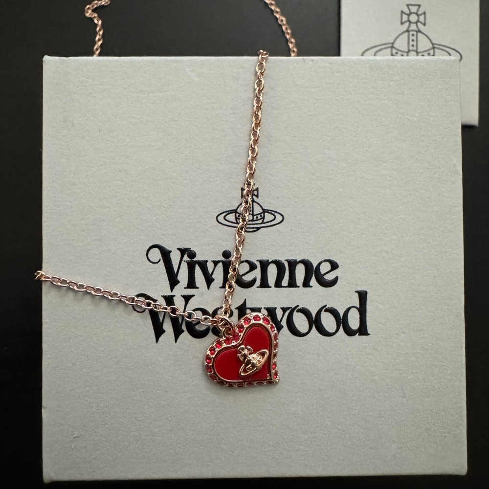 Vivienne Westwood Petra Heart Necklace
